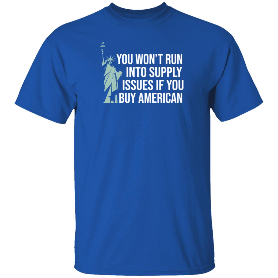 You Won't Run Into Supply Issues If You Buy American Shirt Hoodie Sweatshirt Donald Trump Jr - Teechipus