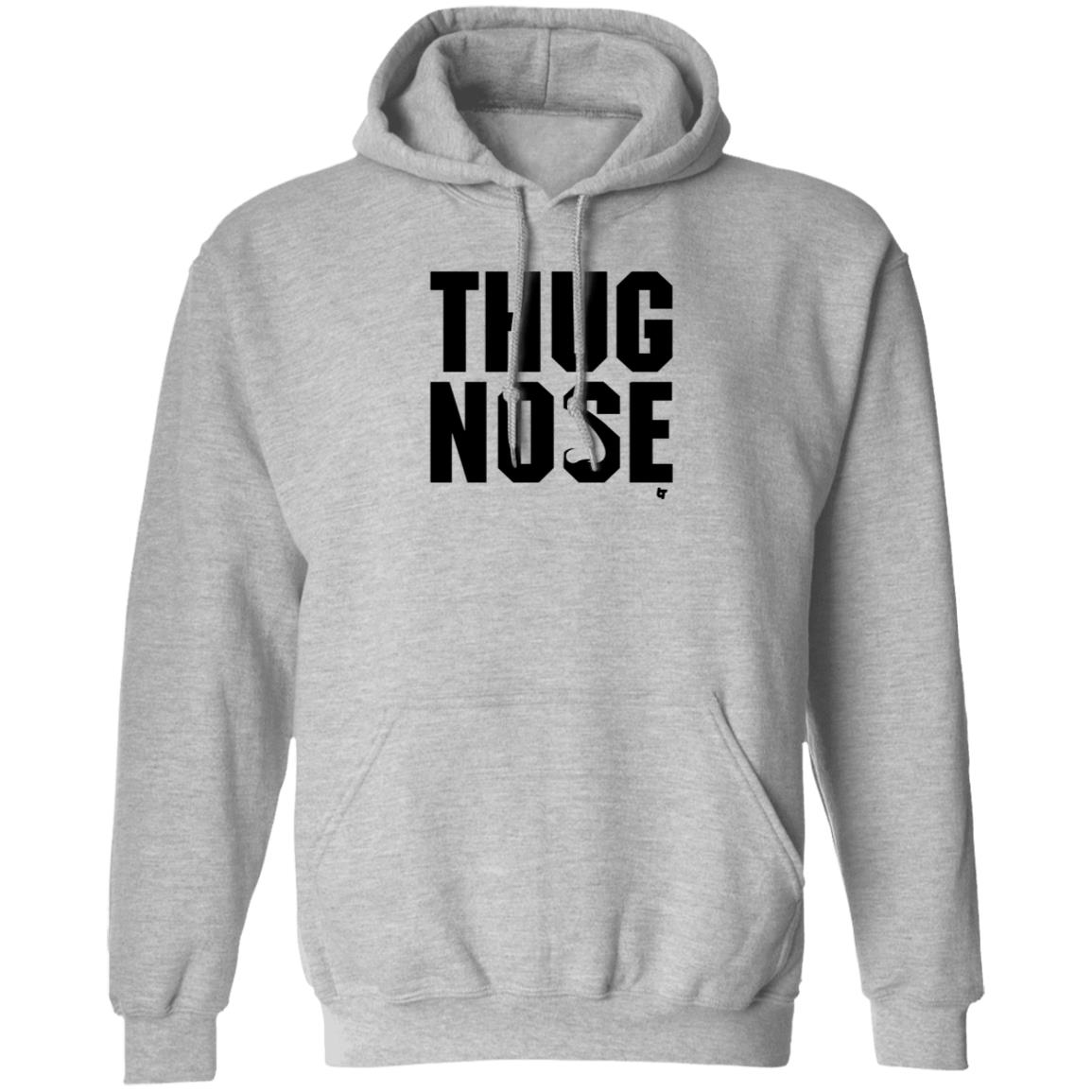 Thug Nose Hoodie Ariel Helwani Thug Nose Hoodie BreakingT Merch - Teechipus