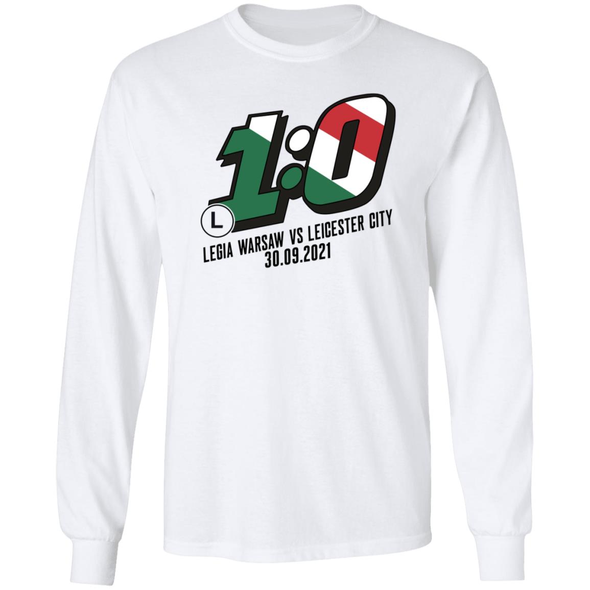 1 0 Legia Warsaw Vs Leicester City Shirt Mahir Emreli Legia Warsaw Vs Leicester City Shirt Hoodie Sweatshirt - Teechipus