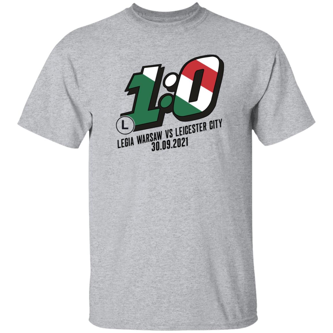 1 0 Legia Warsaw Vs Leicester City Shirt Mahir Emreli Legia Warsaw Vs Leicester City Shirt Hoodie Sweatshirt - Teechipus