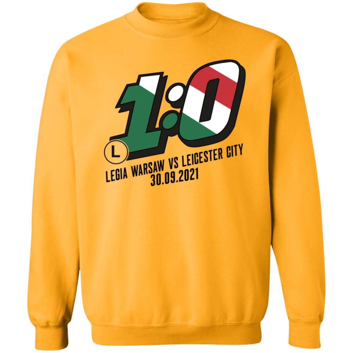 1 0 Legia Warsaw Vs Leicester City Shirt Mahir Emreli Legia Warsaw Vs Leicester City Shirt Hoodie Sweatshirt - Teechipus