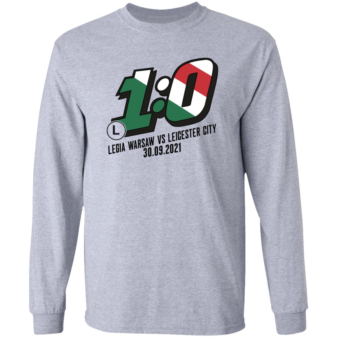 1 0 Legia Warsaw Vs Leicester City Shirt Mahir Emreli Legia Warsaw Vs Leicester City Shirt Hoodie Sweatshirt - Teechipus