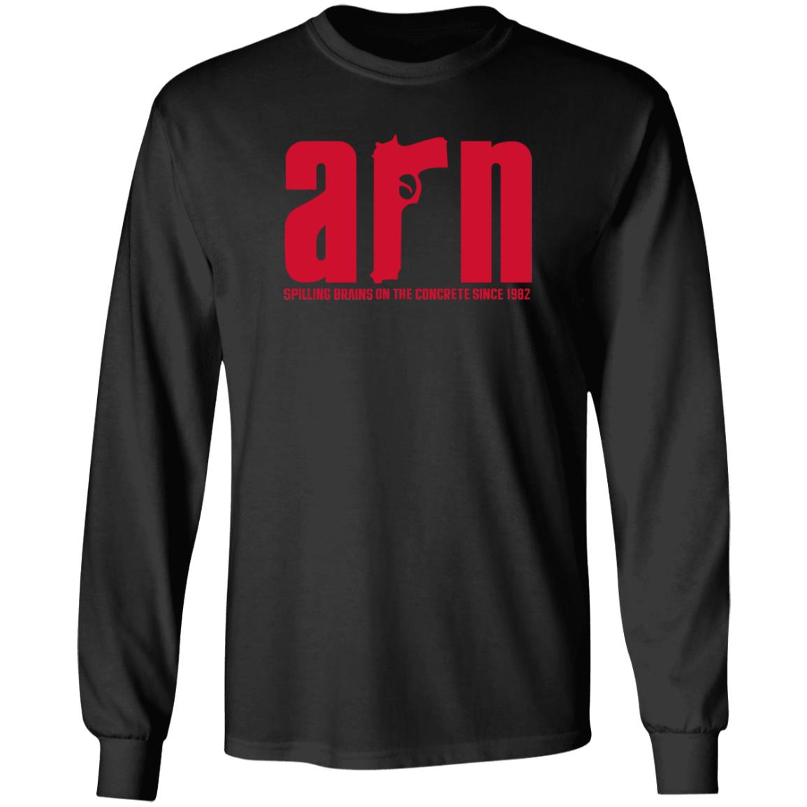 Arn Spilling Brains On The Concrete Since 1982 Shirt Box Of Gimmicks Arn Sopranos Shirt Hoodie Sweashirt - Teechipus