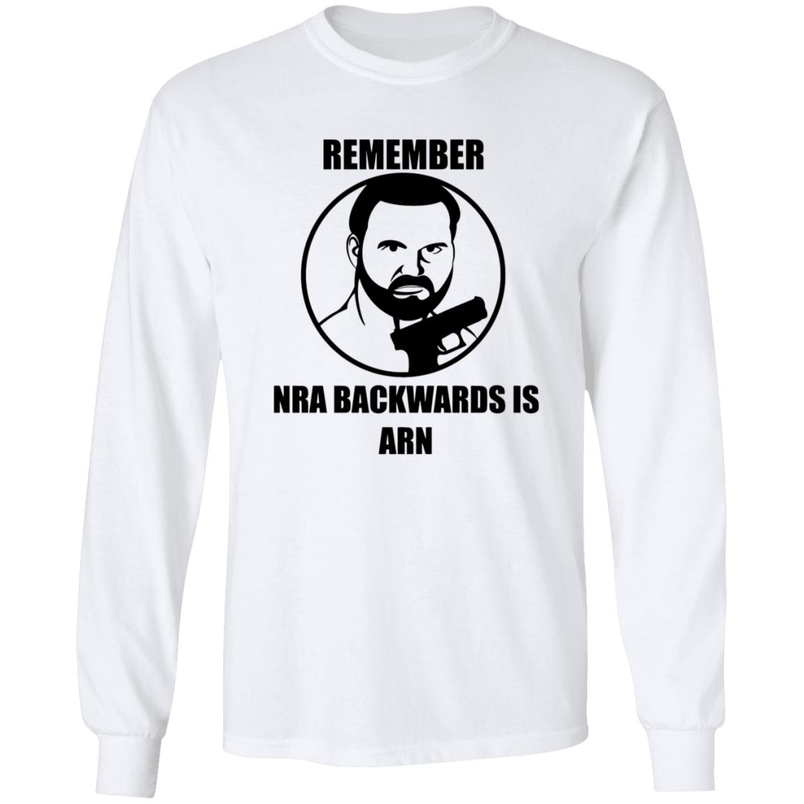 Remember Nra Backwards Is Arn Shirt Cherlock Holmes - Teechipus