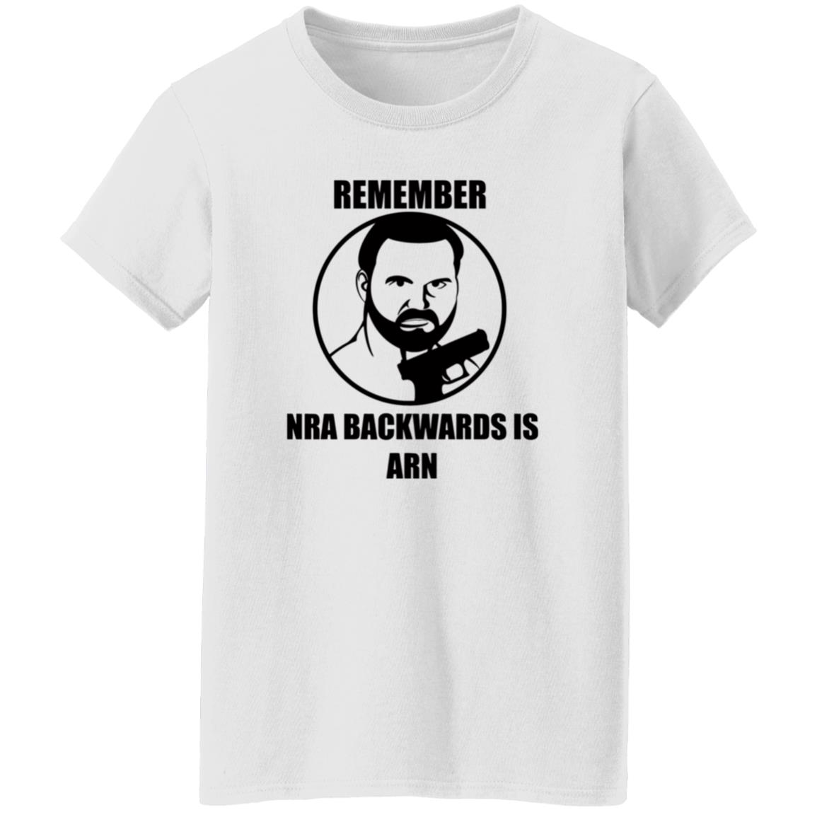 Remember Nra Backwards Is Arn Shirt Cherlock Holmes - Teechipus