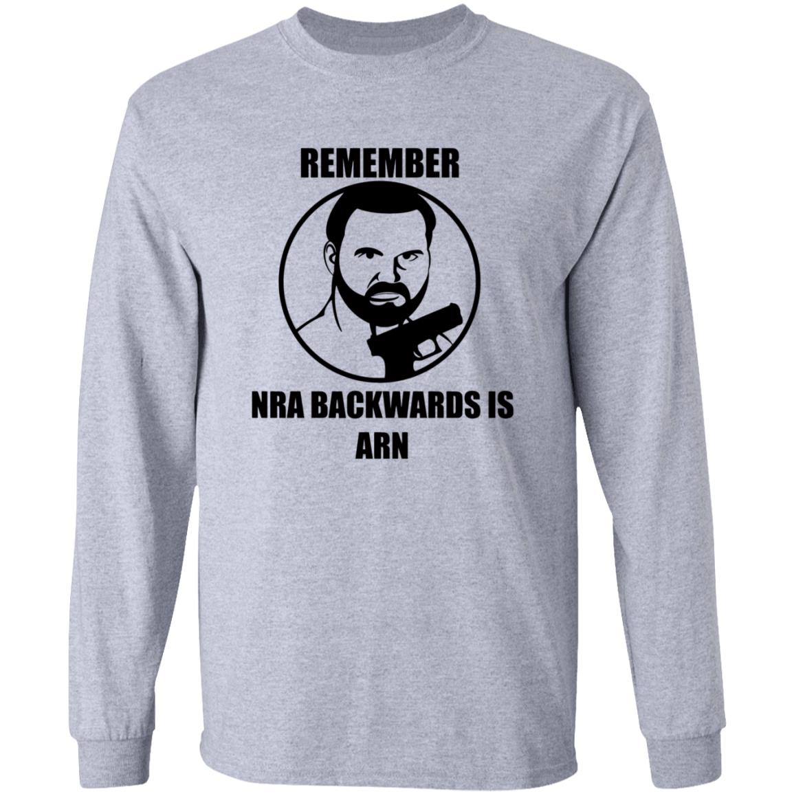 Remember Nra Backwards Is Arn Shirt Cherlock Holmes - Teechipus