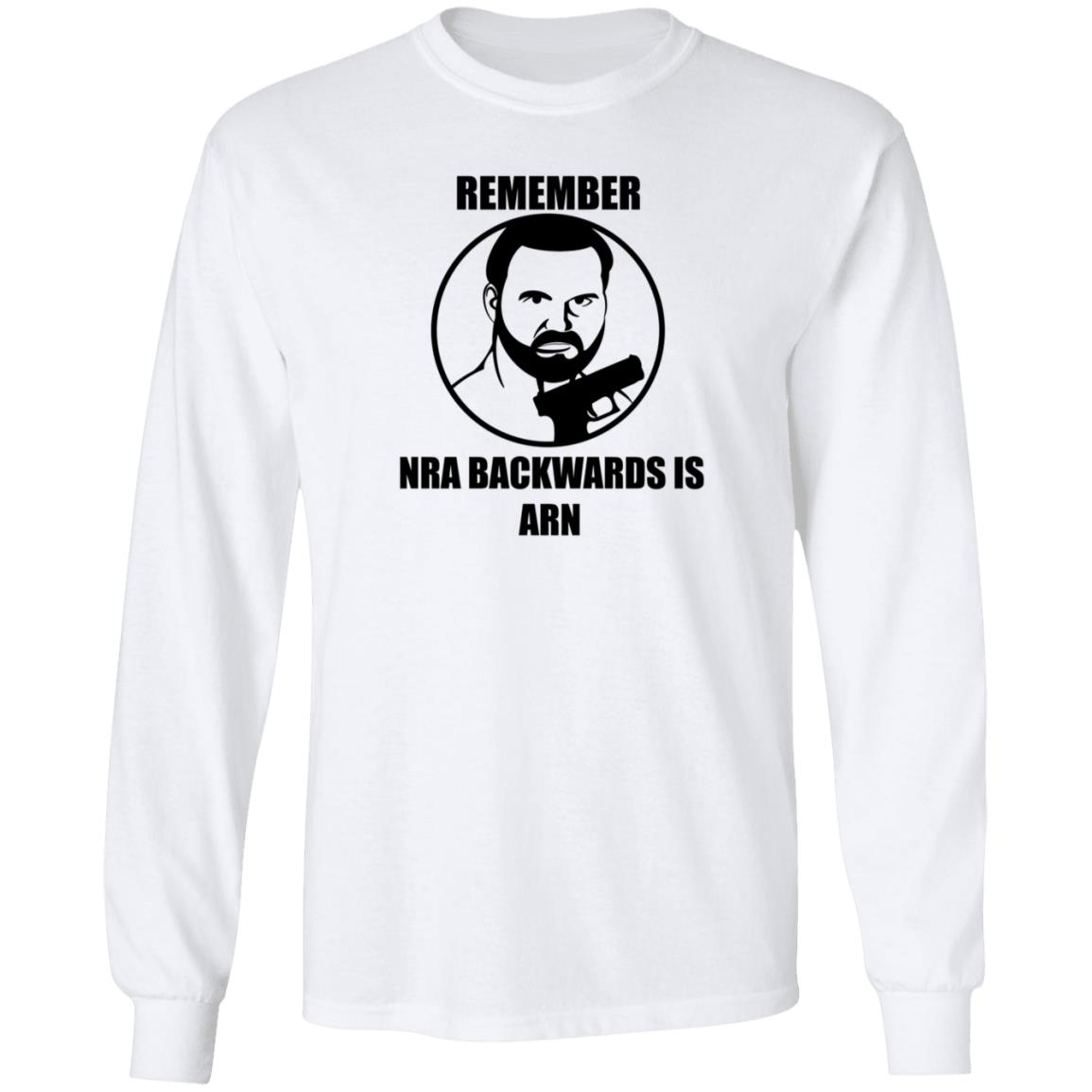 TheRealSnowden Remember Nra Backwards Is Arn Shirt Faded Art Remember Nra Backwards Is Arn Shirt Hoodie Sweatshirt - Teechipus
