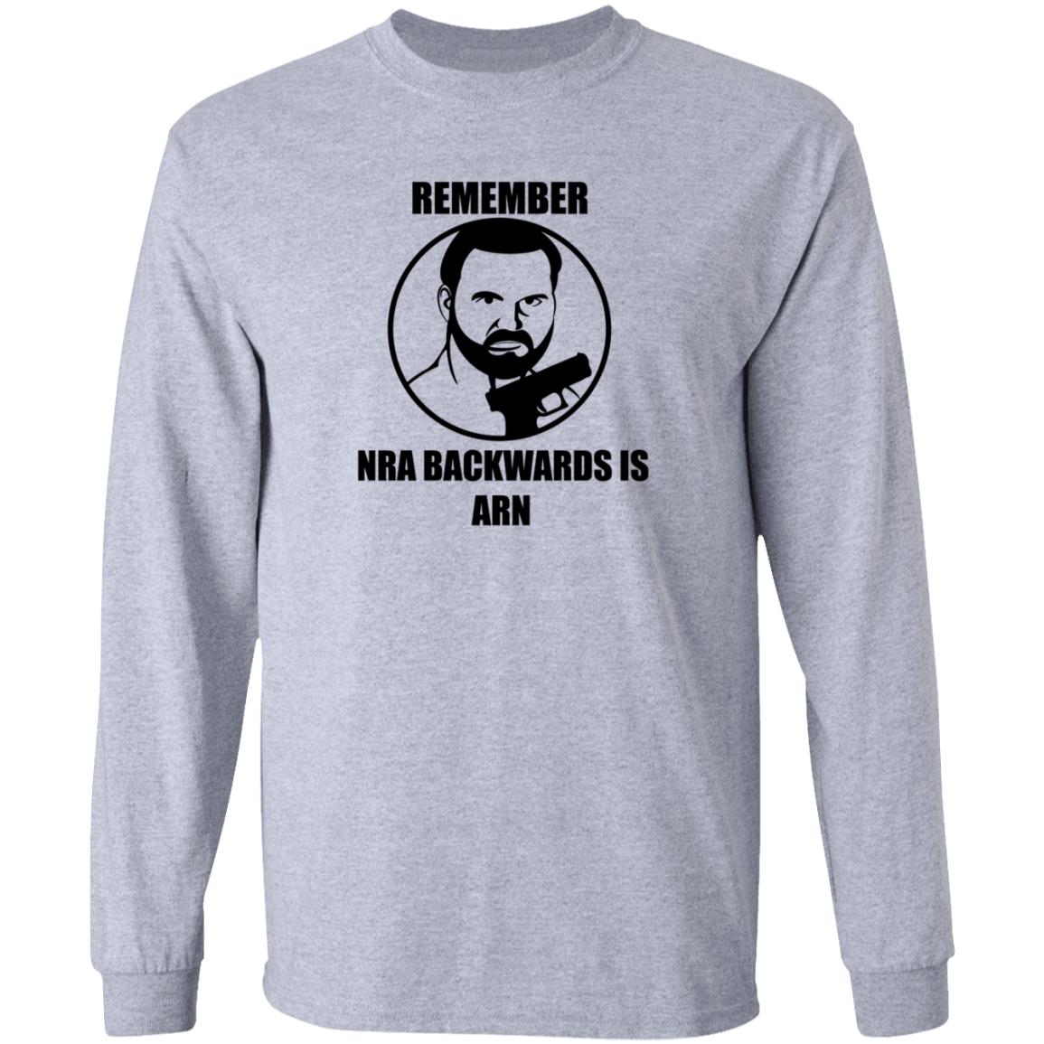 TheRealSnowden Remember Nra Backwards Is Arn Shirt Faded Art Remember Nra Backwards Is Arn Shirt Hoodie Sweatshirt - Teechipus
