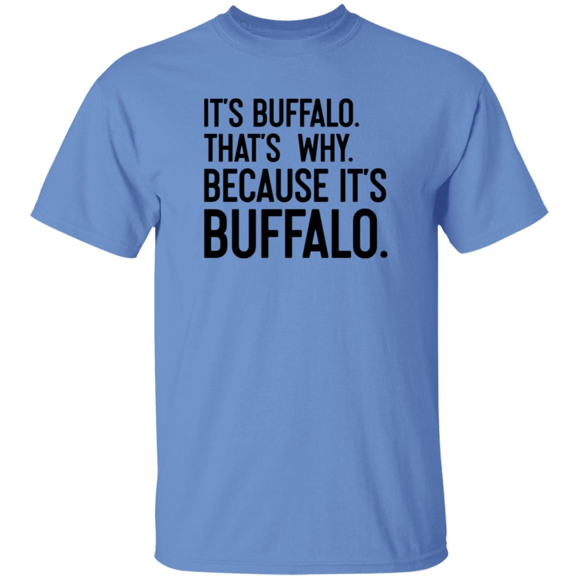 News 4 Buffalo It's Buffalo That's Why Because It's Buffalo Shirt Hoodie Sweatshirt - Teechipus