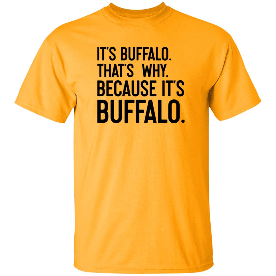News 4 Buffalo It's Buffalo That's Why Because It's Buffalo Shirt Hoodie Sweatshirt - Teechipus