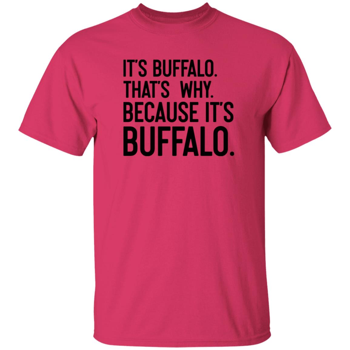 News 4 Buffalo It's Buffalo That's Why Because It's Buffalo Shirt Hoodie Sweatshirt - Teechipus