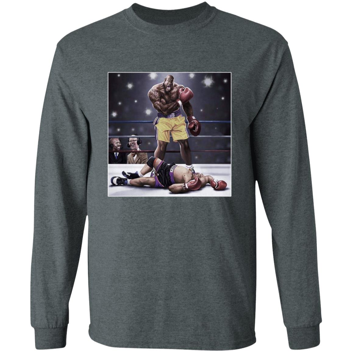 Shaquille O Neal Knockout Chuck Shirt Shaq Knockout Chuck Shirt - Teechipus