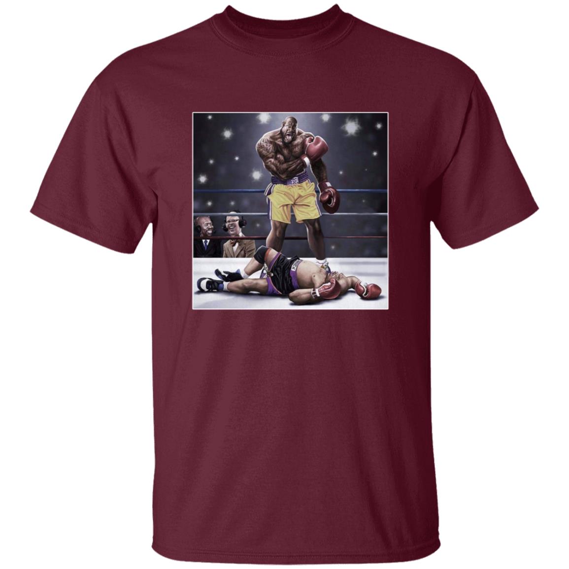 Shaquille O Neal Knockout Chuck Shirt Shaq Knockout Chuck Shirt - Teechipus