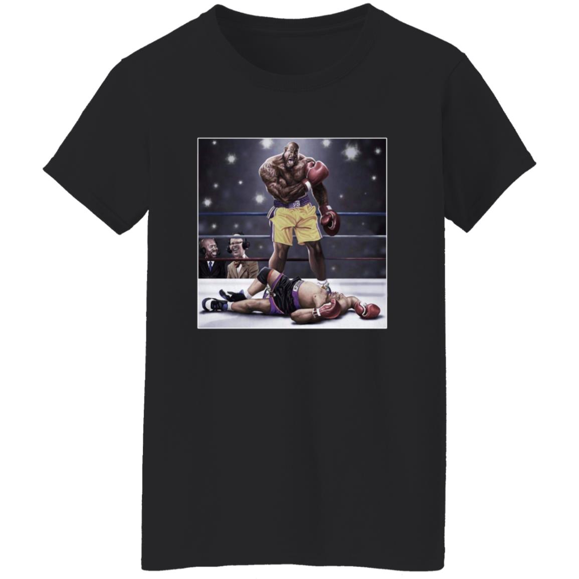 Shaquille O Neal Knockout Chuck Shirt Shaq Knockout Chuck Shirt - Teechipus