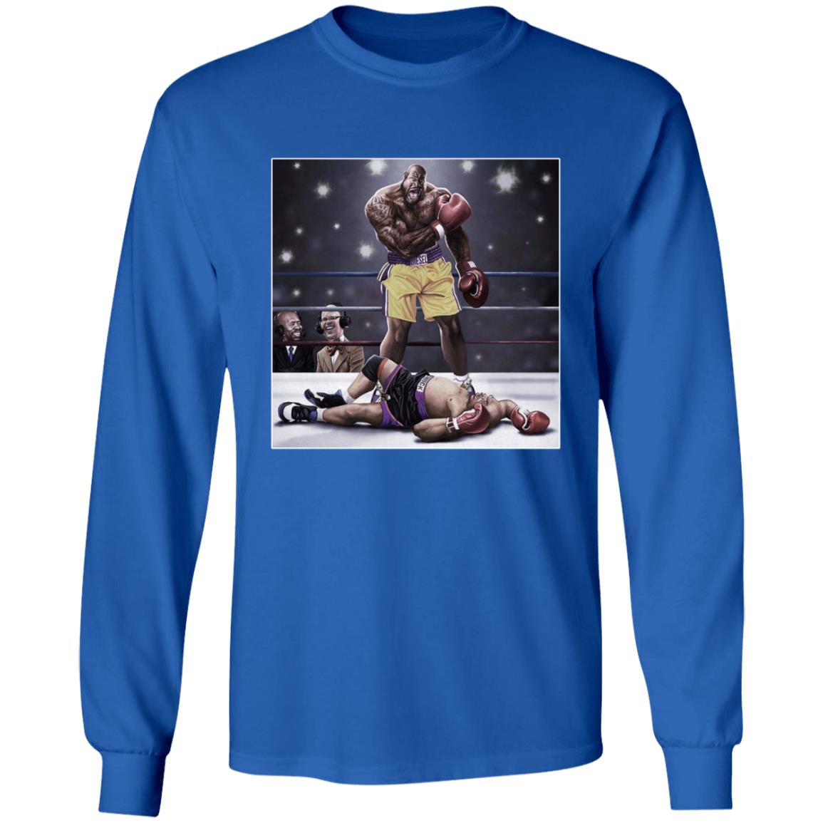Shaquille O Neal Knockout Chuck Shirt Shaq Knockout Chuck Shirt - Teechipus