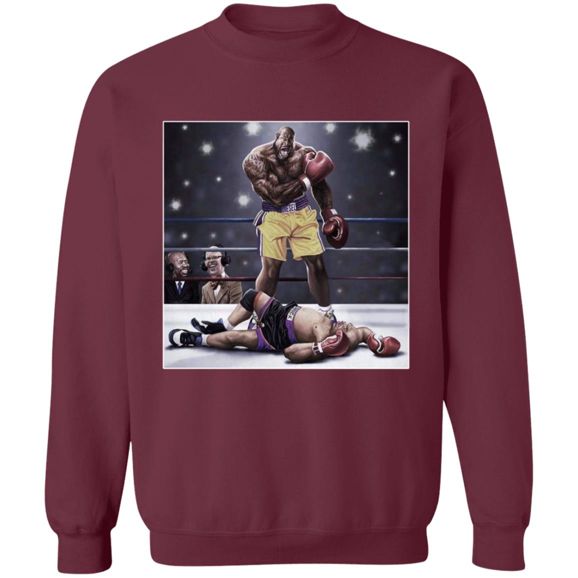 Shaquille O Neal Knockout Chuck Shirt Shaq Knockout Chuck Shirt - Teechipus