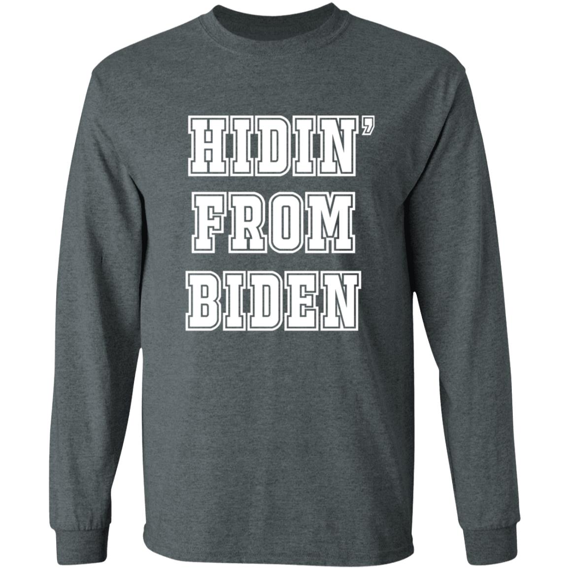 Jason Aldean Wife Hidin From Biden Shirt - Teechipus