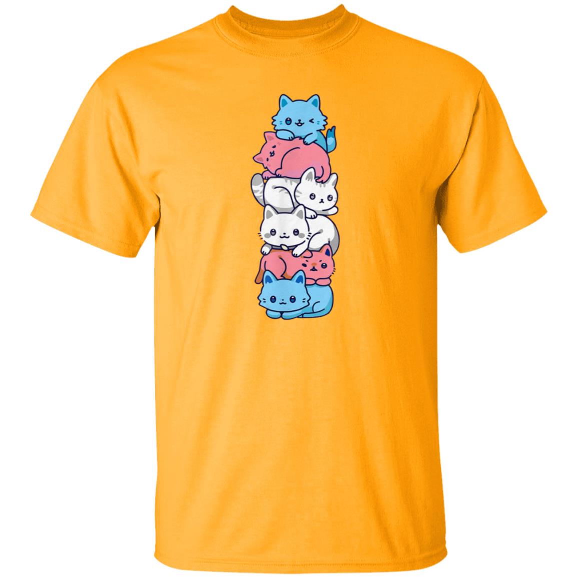 Transgender Pride Cat Lgbt Trans Flag Cute Cats Shirt Hoodie Sweatshirt - Teechipus