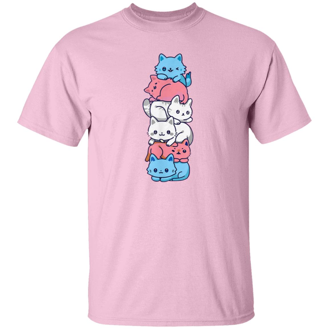 Transgender Pride Cat Lgbt Trans Flag Cute Cats Shirt Hoodie Sweatshirt - Teechipus