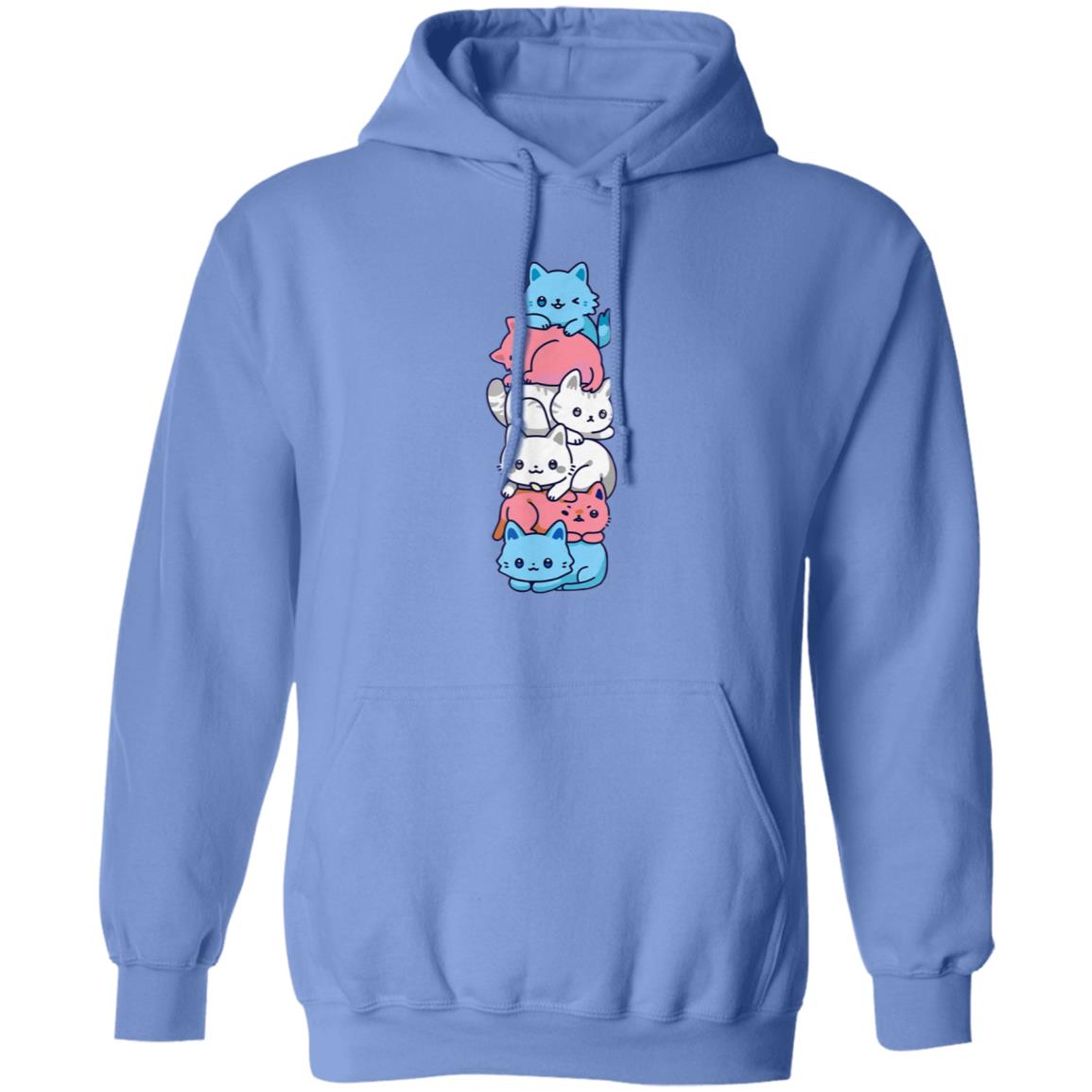 Transgender Pride Cat Lgbt Trans Flag Cute Cats Shirt Hoodie Sweatshirt - Teechipus