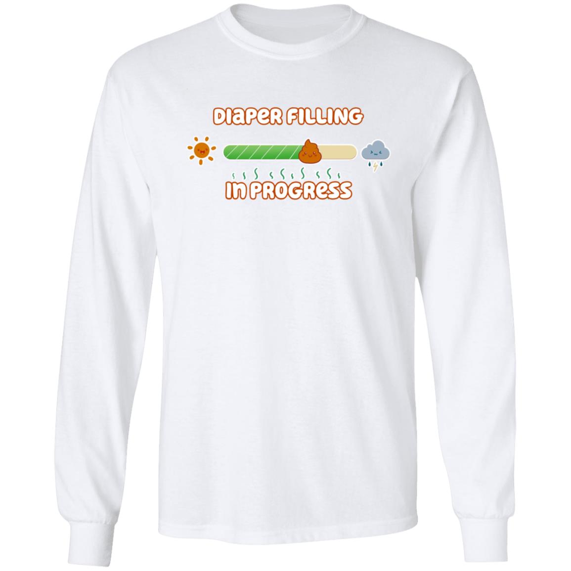 Diaper Filling In Progress Shirt Drackypoof Diaper Filling In Progress Shirt Hoodie Sweatshirt - Teechipus