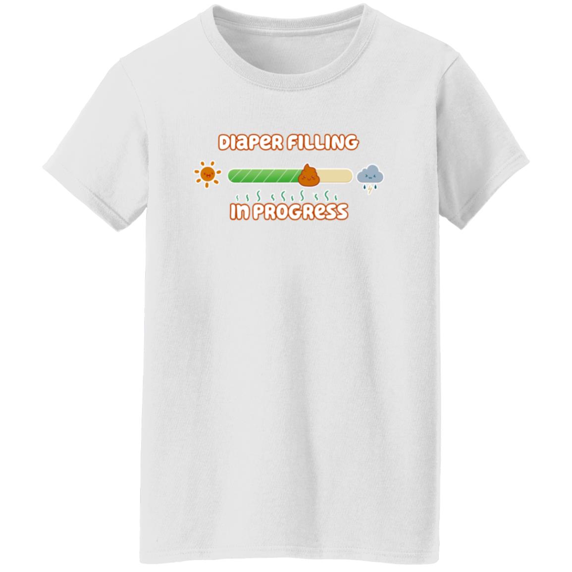 Diaper Filling In Progress Shirt Drackypoof Diaper Filling In Progress Shirt Hoodie Sweatshirt - Teechipus