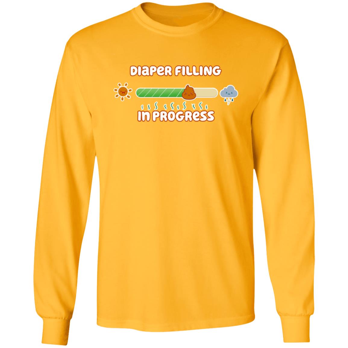 Diaper Filling In Progress Shirt Drackypoof Diaper Filling In Progress Shirt Hoodie Sweatshirt - Teechipus