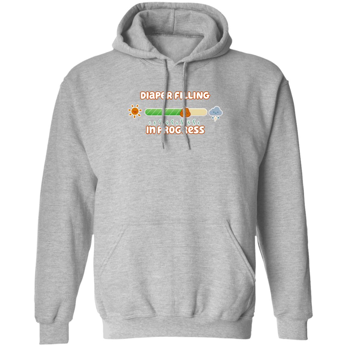 Diaper Filling In Progress Shirt Drackypoof Diaper Filling In Progress Shirt Hoodie Sweatshirt - Teechipus