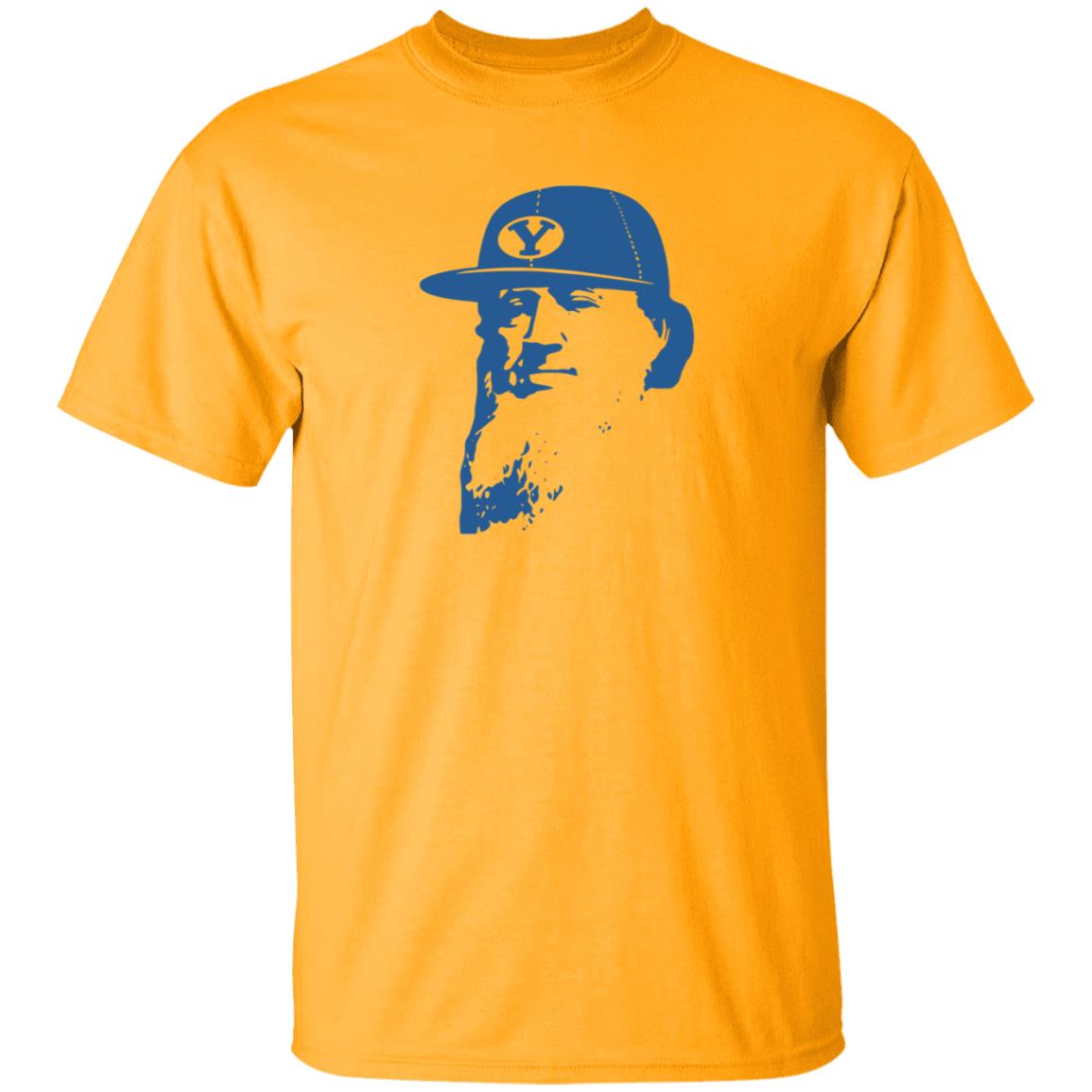Flat Brim Brigham Byu T Shirt Royal And Black Royalarmybrand Shop - Teechipus