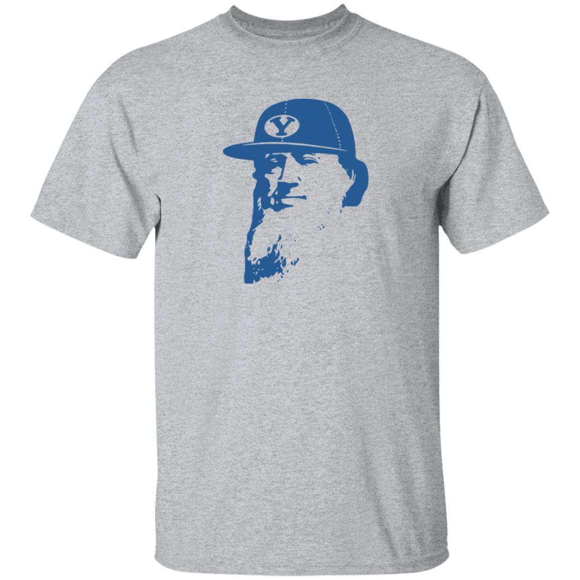 Flat Brim Brigham Byu T Shirt Royal And Black Royalarmybrand Shop - Teechipus