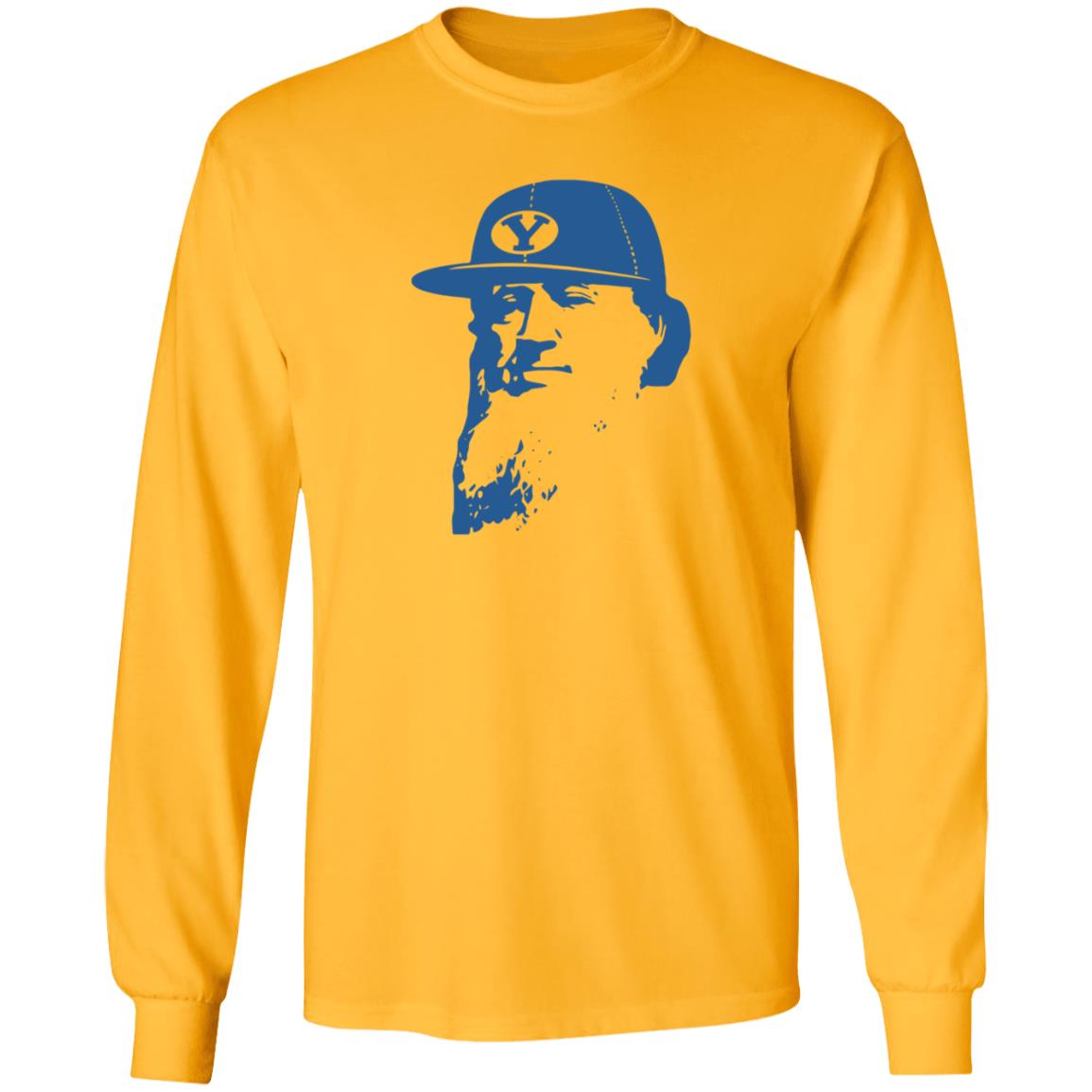 Flat Brim Brigham Byu T Shirt Royal And Black Royalarmybrand Shop - Teechipus