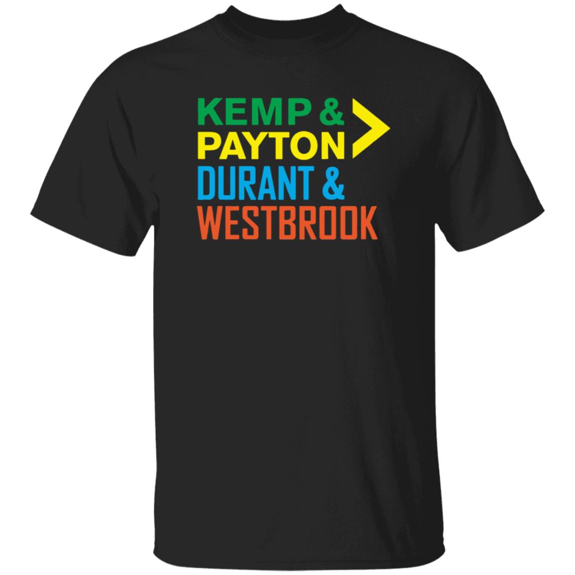 Kemp Payton Durant Westbrook Shirt Hoodie Sweatshirt - Teechipus