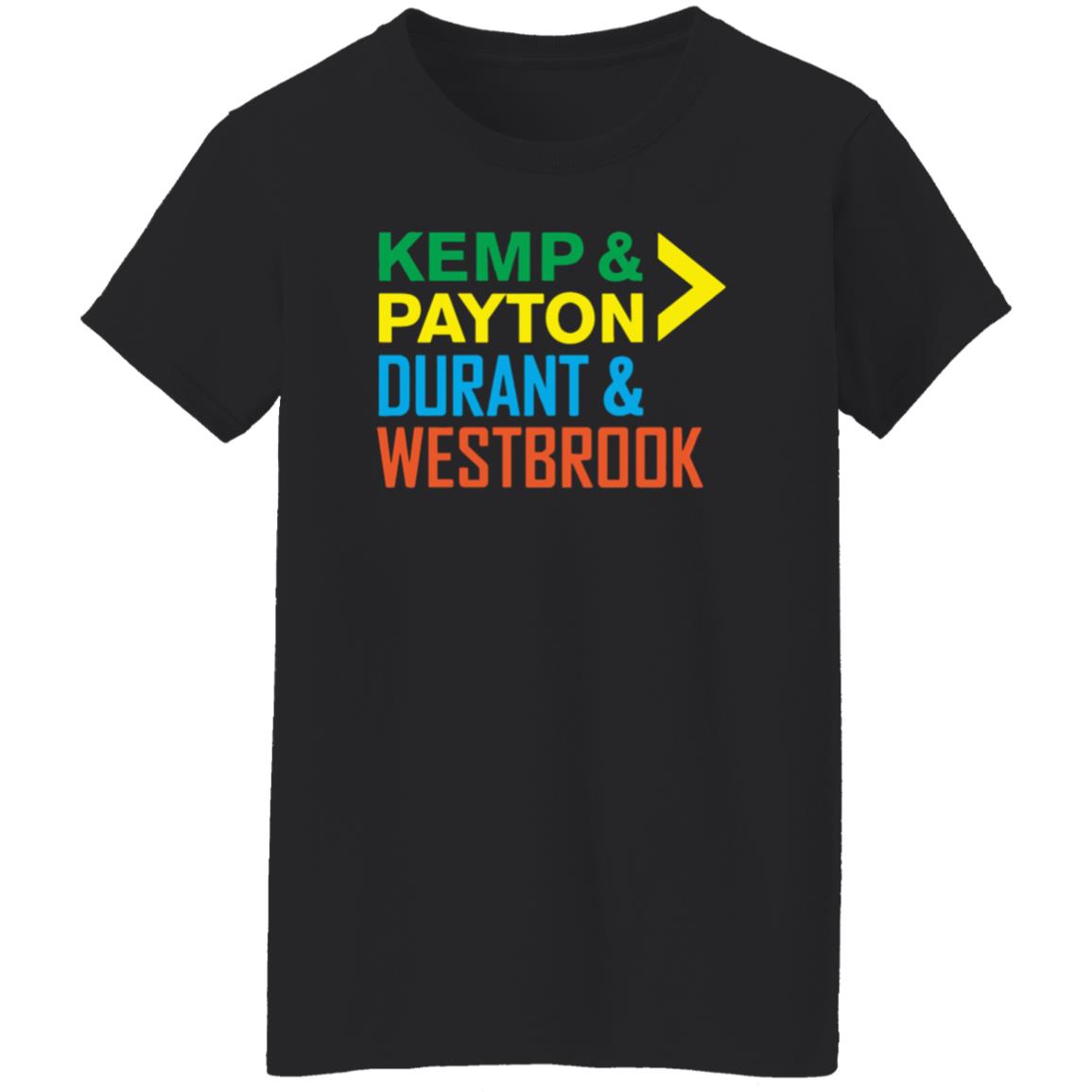 Kemp Payton Durant Westbrook Shirt Hoodie Sweatshirt - Teechipus