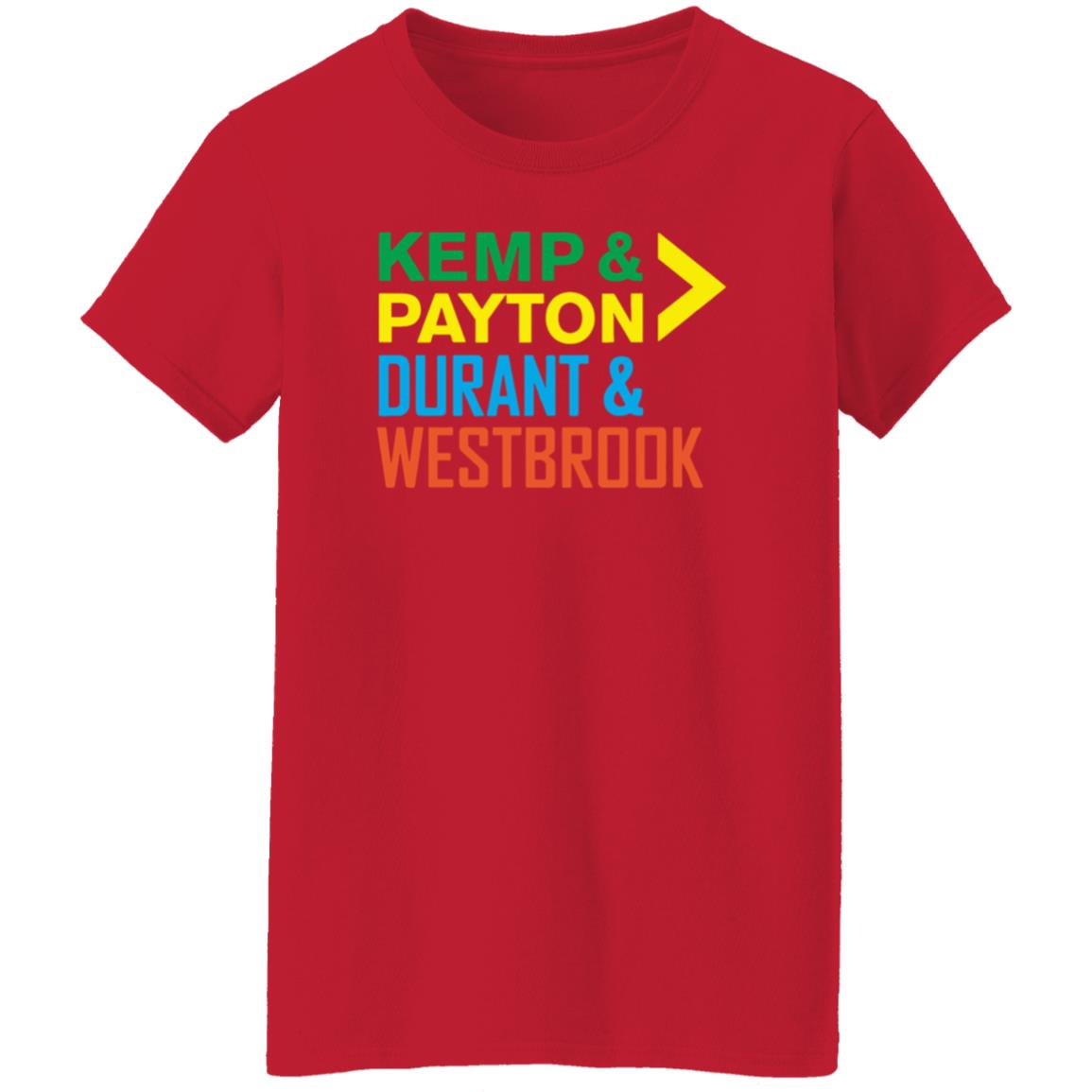 Kemp Payton Durant Westbrook Shirt Hoodie Sweatshirt - Teechipus