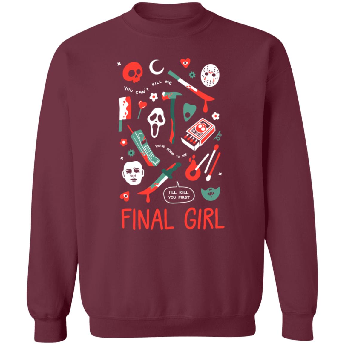 Final Girl Shirts Ejchong Store Final Girl Shirt Hoodie Sweatshirt - Teechipus