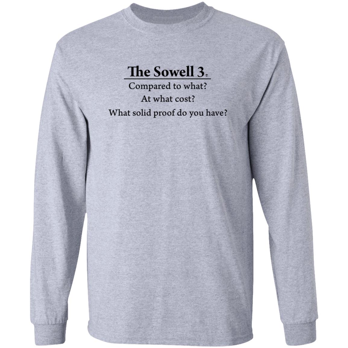 The Sowell 3 Shirt Larry Elder The Sowell 3 Shirt Hoodie Sweatshirt - Teechipus