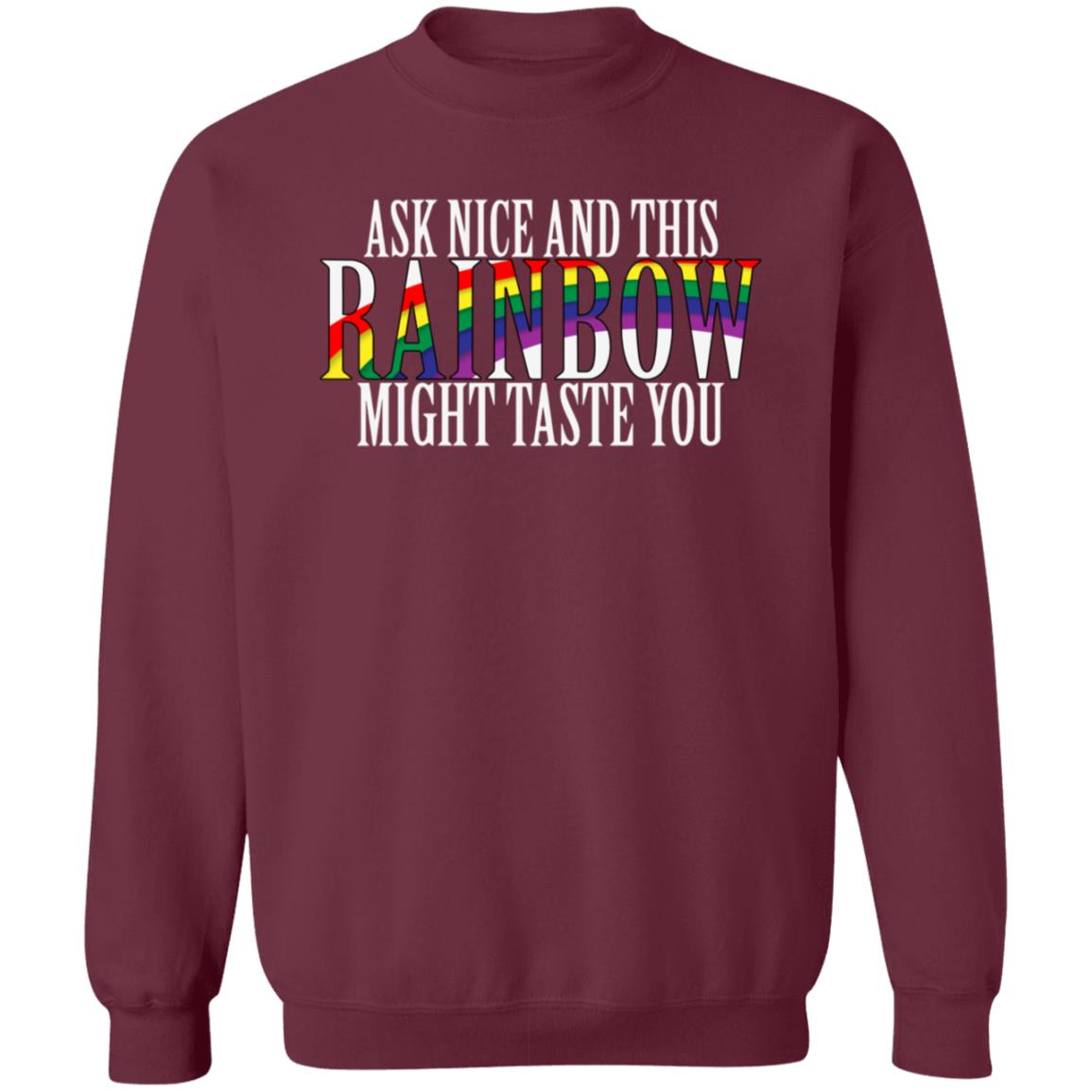 Ask Nice And This Rainbow Might Taste You Shirt Winchester Reload - Teechipus