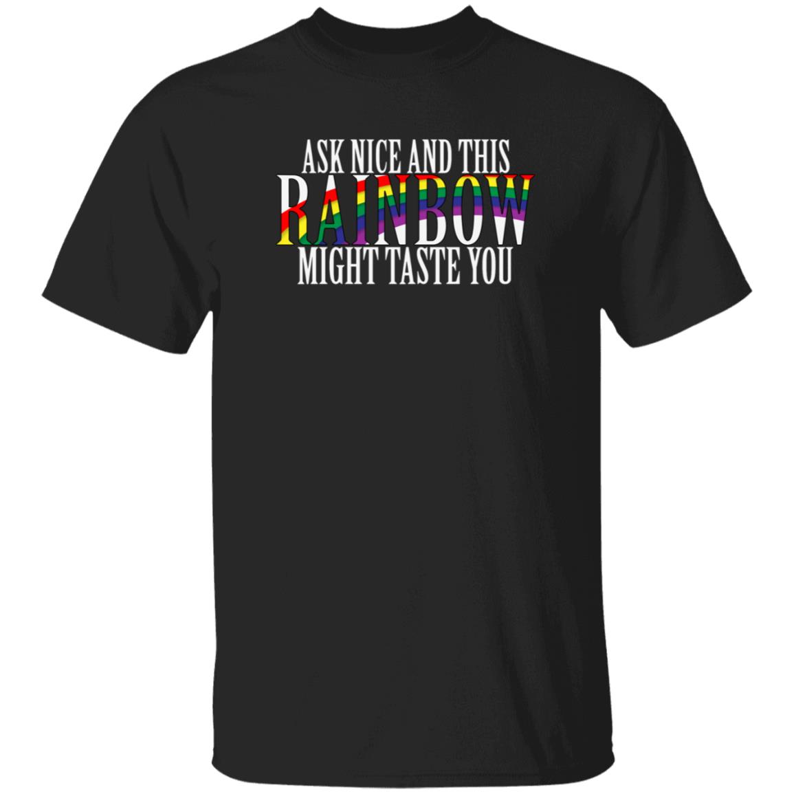 Ask Nice And This Rainbow Might Taste You Shirt Winchester Reload - Teechipus