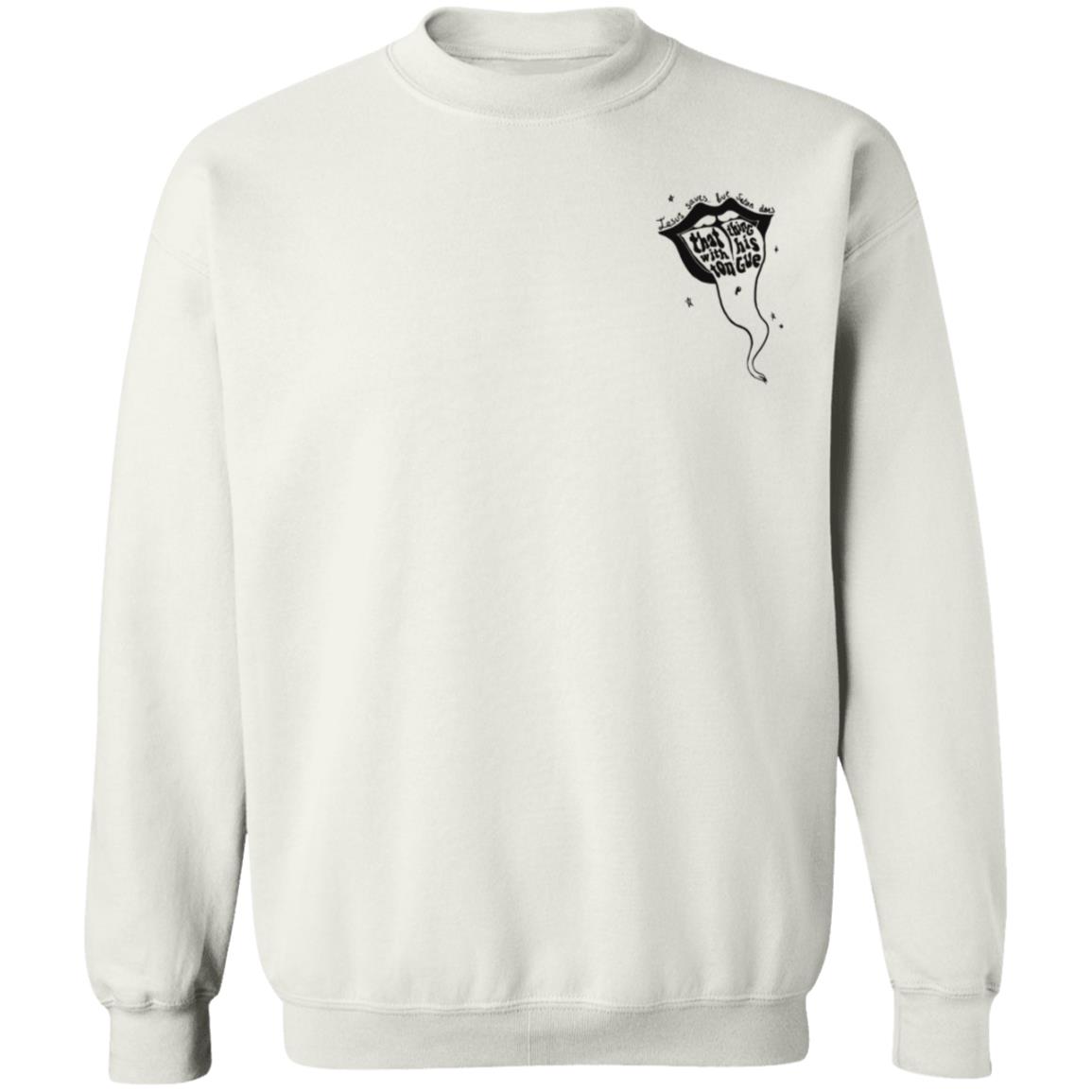 Satan's Tongue Shirt Partofthekult Merch Jesus Saves But Satan Does Shirt - Teechipus