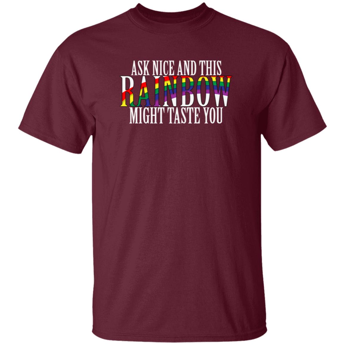 Ask Nice And This Rainbow Might Taste You Shirt Winchester Reload - Teechipus