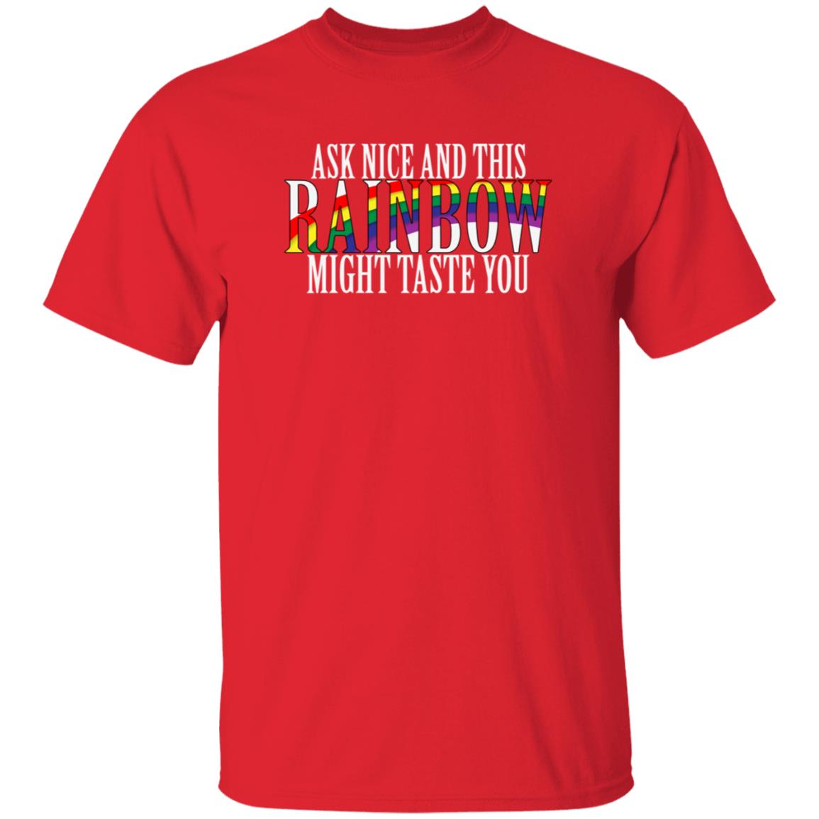 Ask Nice And This Rainbow Might Taste You Shirt Winchester Reload - Teechipus