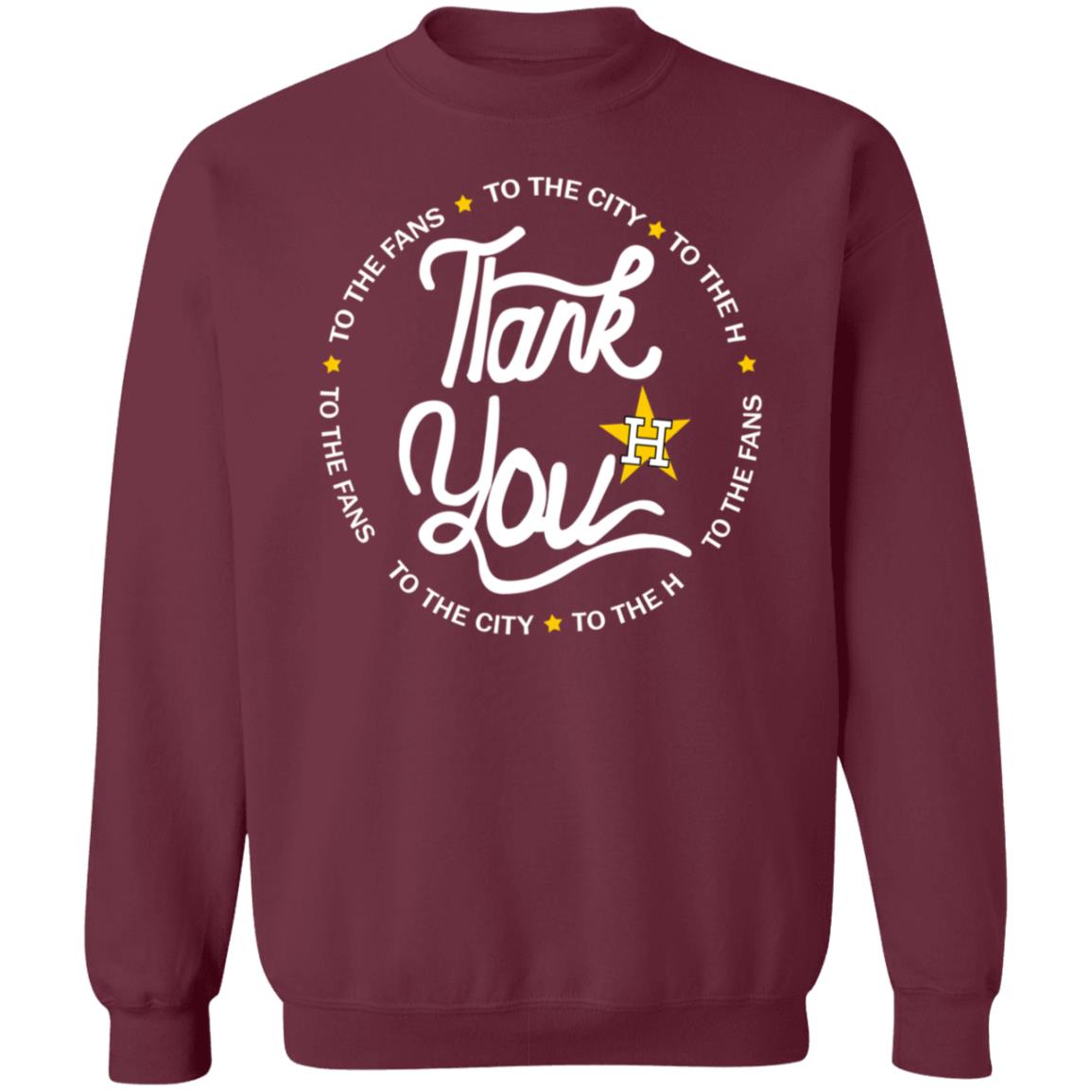 Thank You To The Fans Shirt Astros Thank You To The Fans Shirt Hoodie Sweatshirt - Teechipus