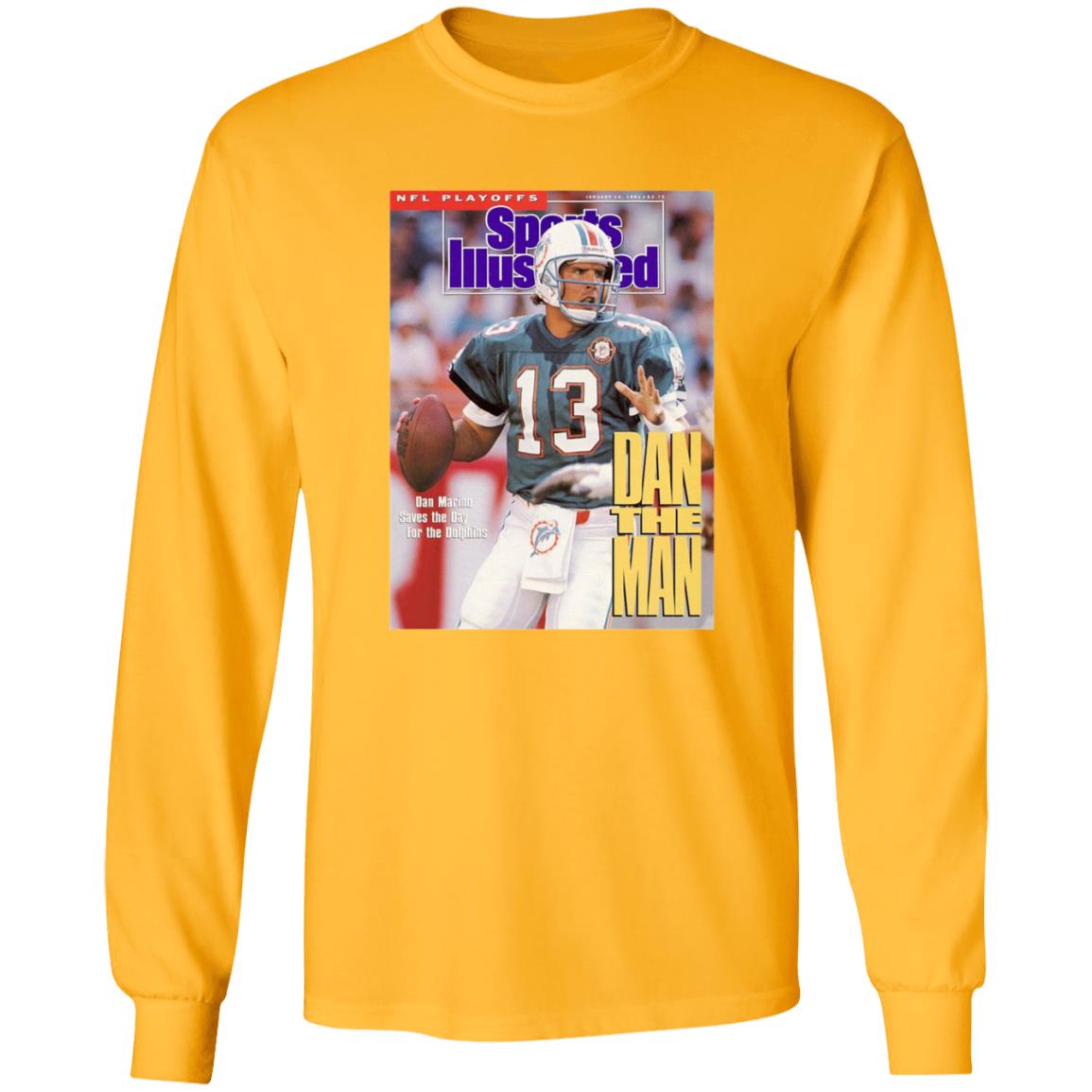 Mitchell And Ness Sports Illustrated Dan Marino Shirt Mack Hollins - Teechipus