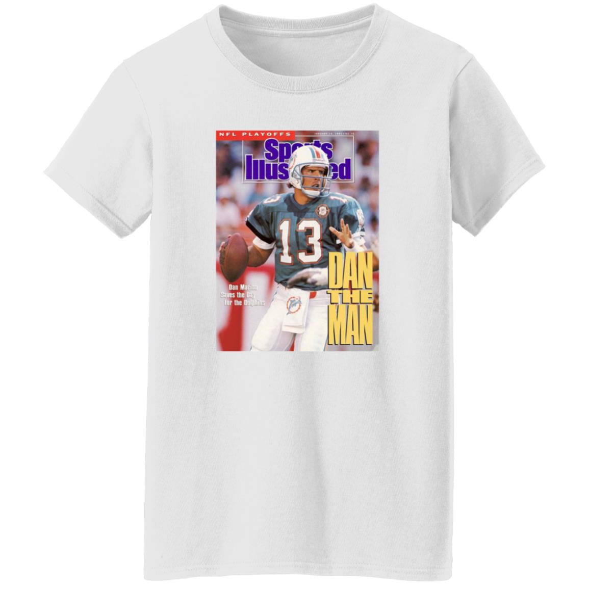 Mitchell And Ness Sports Illustrated Dan Marino Shirt Mack Hollins - Teechipus