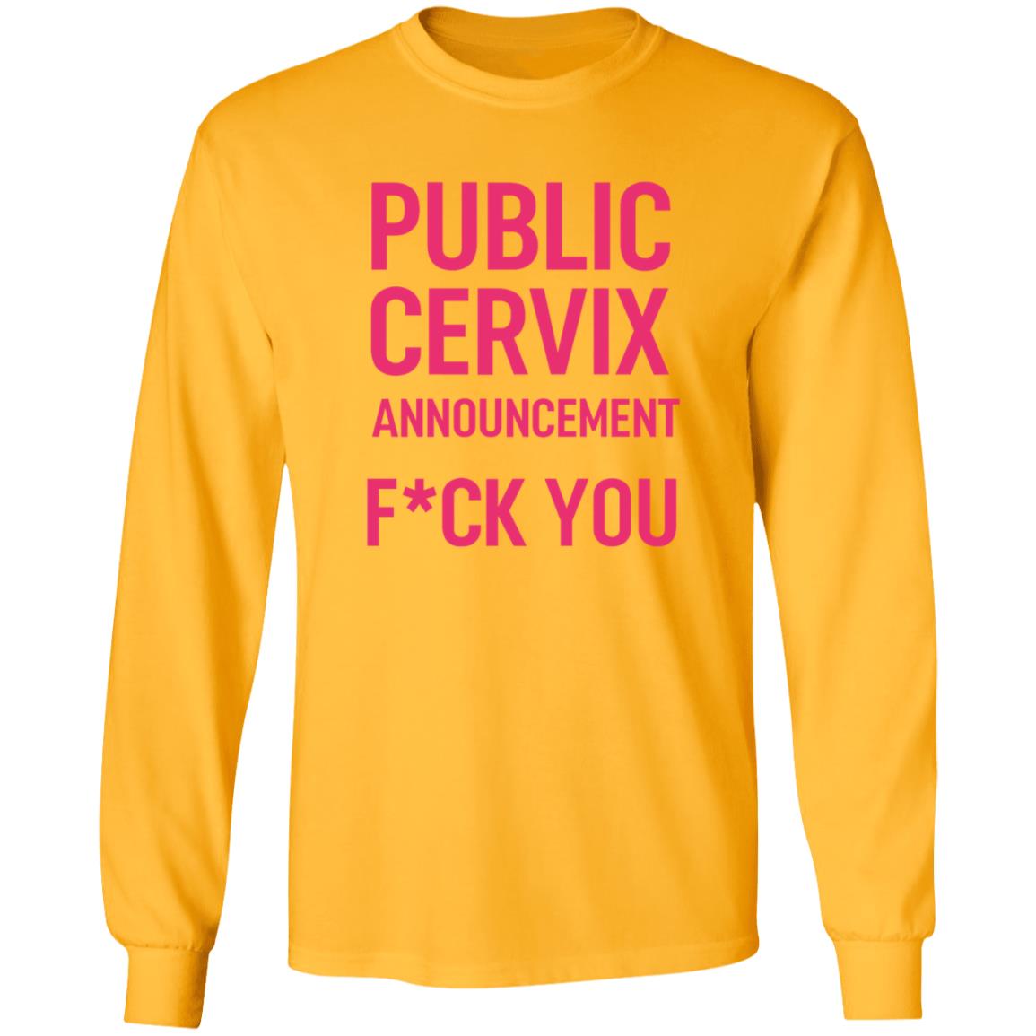 Public Cervix Announcement Shirt Men4choice Public Cervix Announcement Shirt Hoodie Sweatshirt - Teechipus