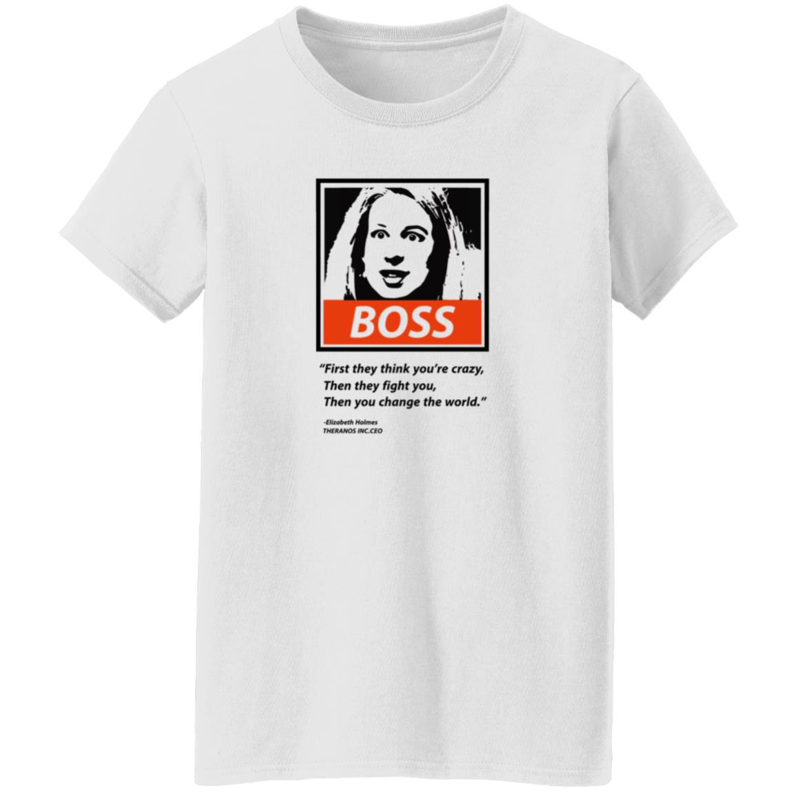 Elizabeth Holmes Merch Elizabeth Holmes Theranos T-Shirt - Teechipus
