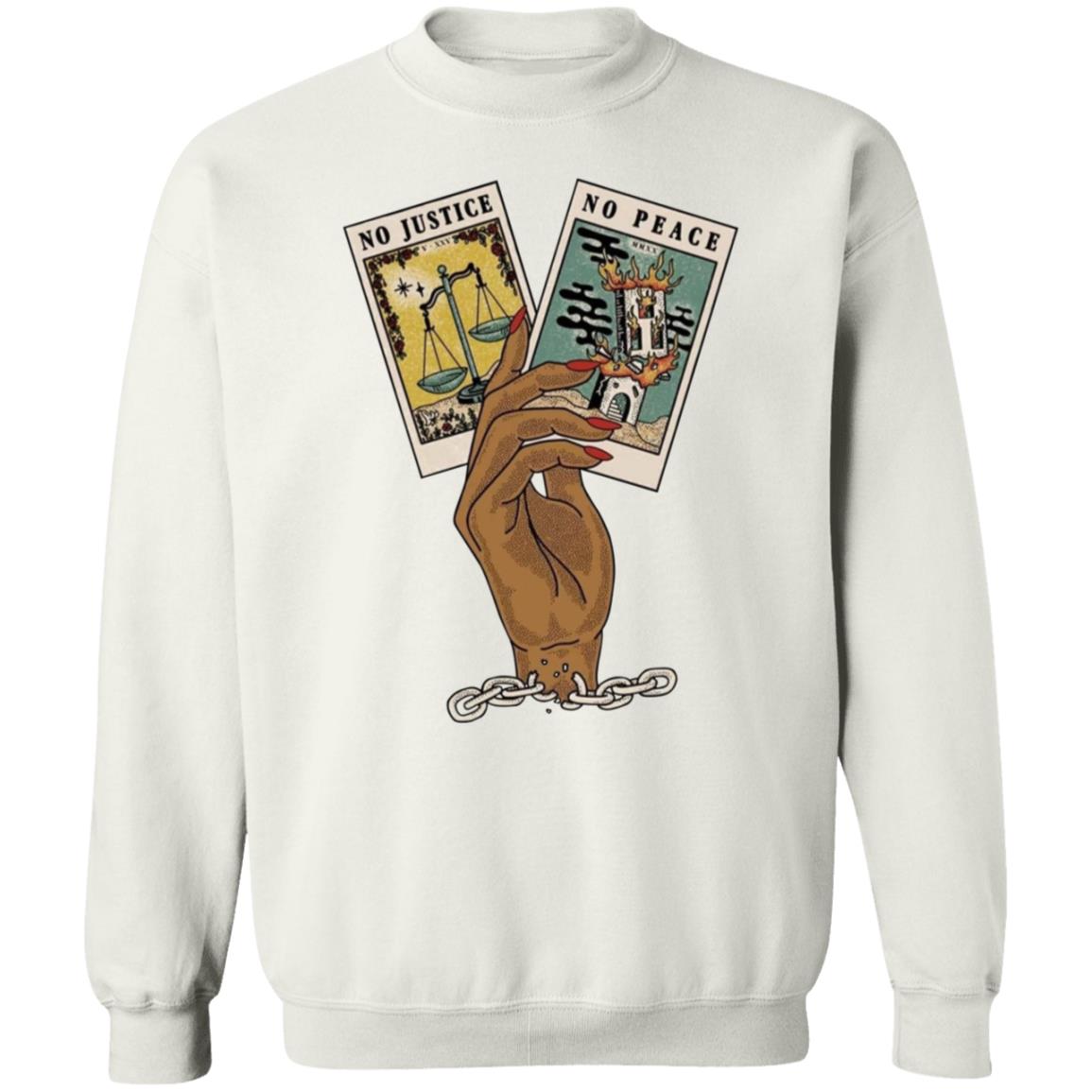 No Justice No Peace Tarot Shirt Gimelresh No Justice No Peace Shirt Hoodie Sweatshirt - Teechipus