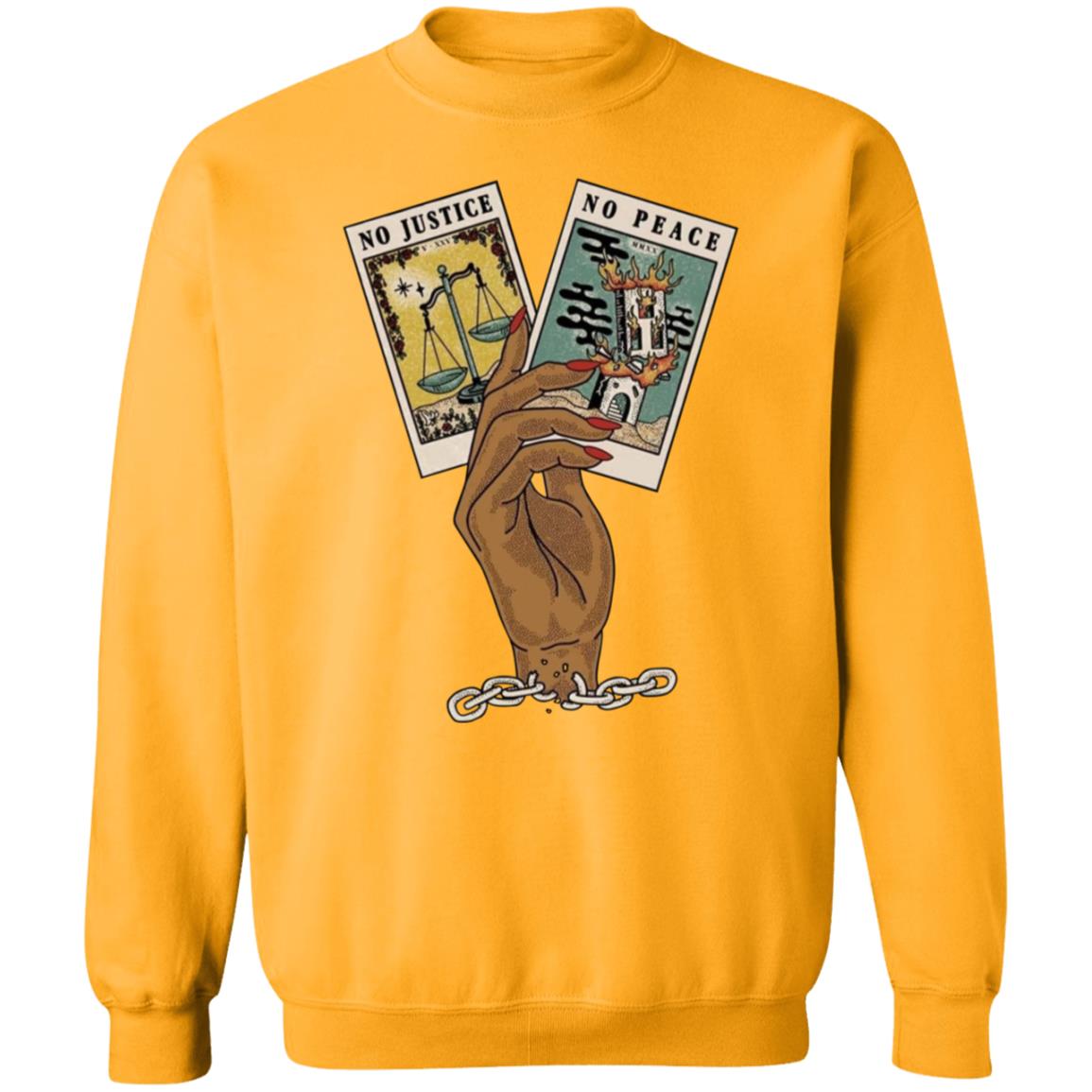 No Justice No Peace Tarot Shirt Gimelresh No Justice No Peace Shirt Hoodie Sweatshirt - Teechipus