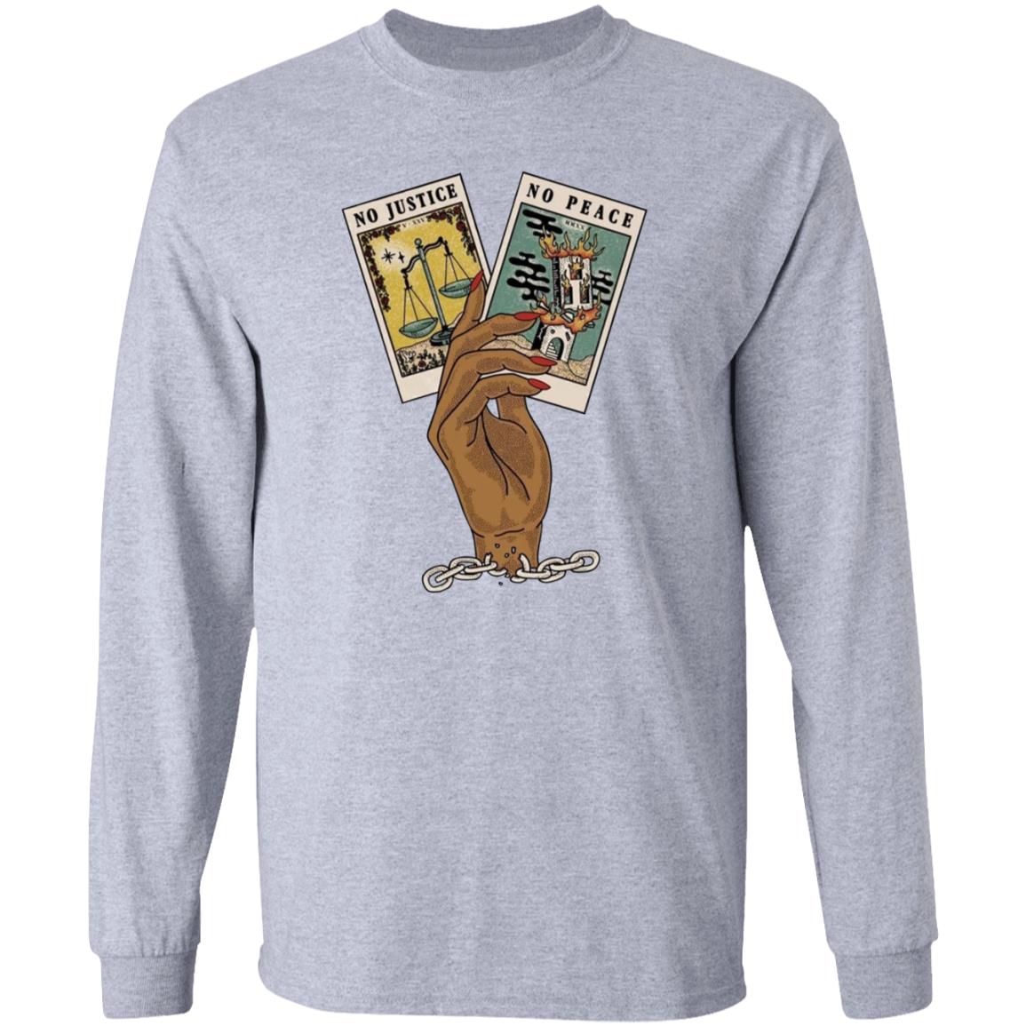 No Justice No Peace Tarot Shirt Gimelresh No Justice No Peace Shirt Hoodie Sweatshirt - Teechipus
