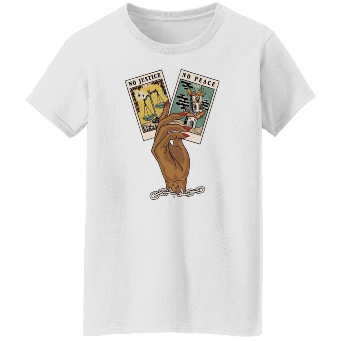 No Justice No Peace Tarot Shirt Gimelresh No Justice No Peace Shirt Hoodie Sweatshirt - Teechipus